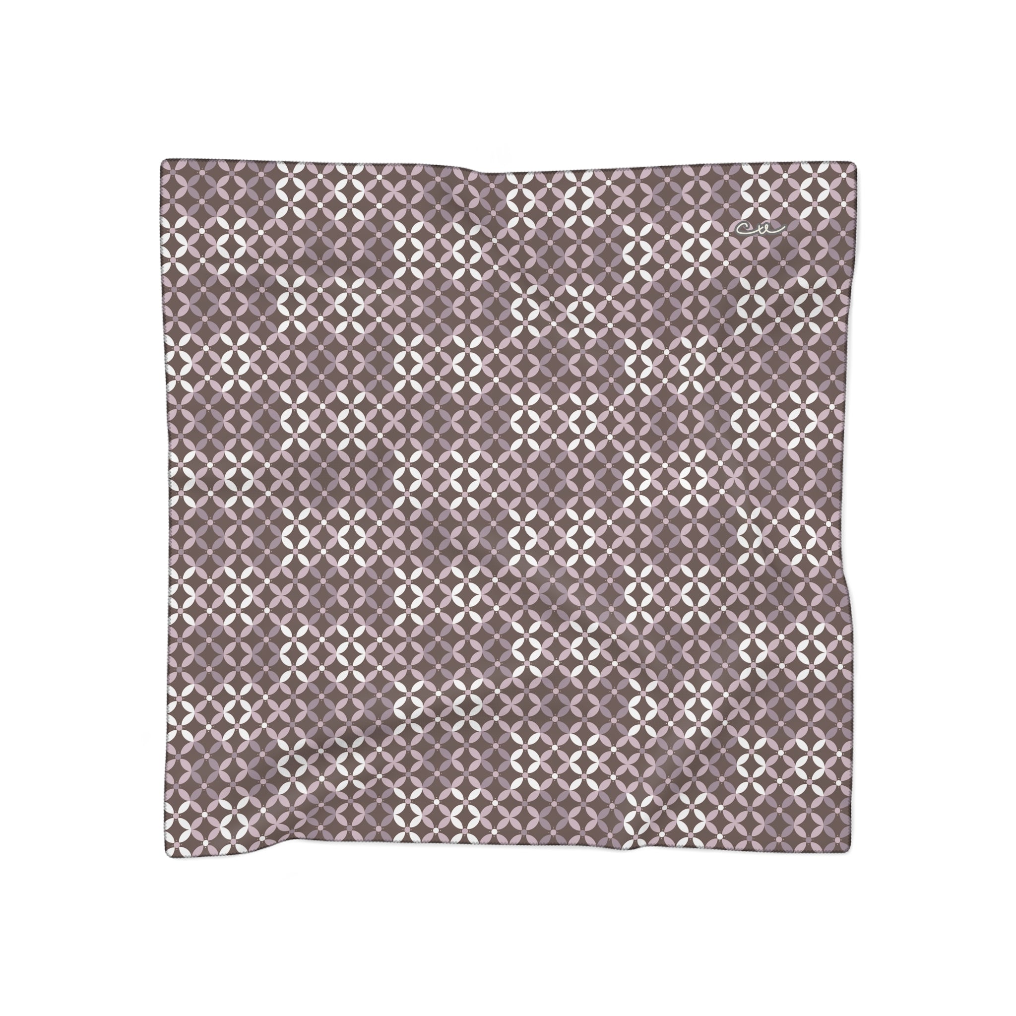 Couture & Vie Chiffon Scarf - Bordeaux Ruby