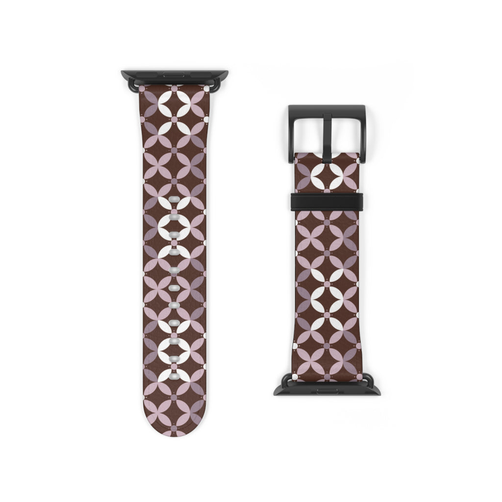 Couture & Vie Apple Watch Strap – Bordeaux Ruby