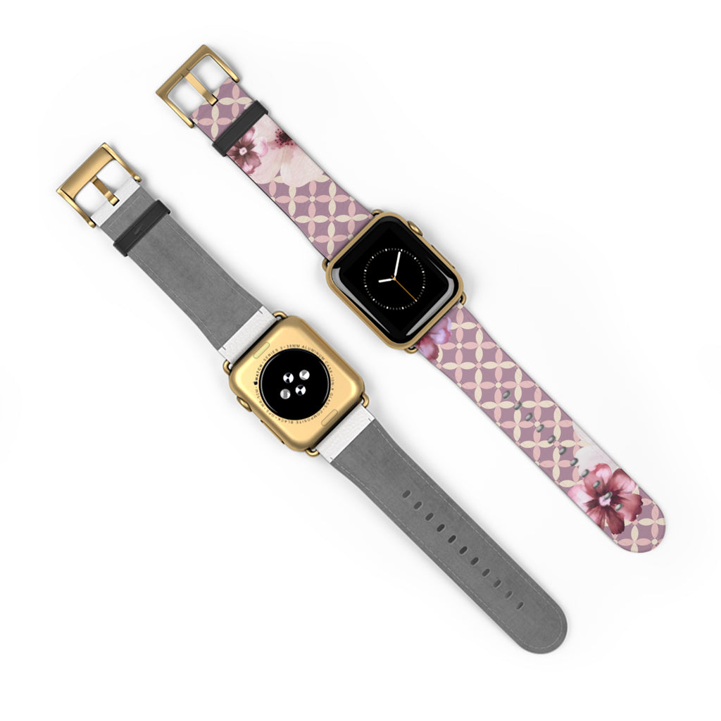 Couture & Vie Apple Watch Strap – Cerise Fleur
