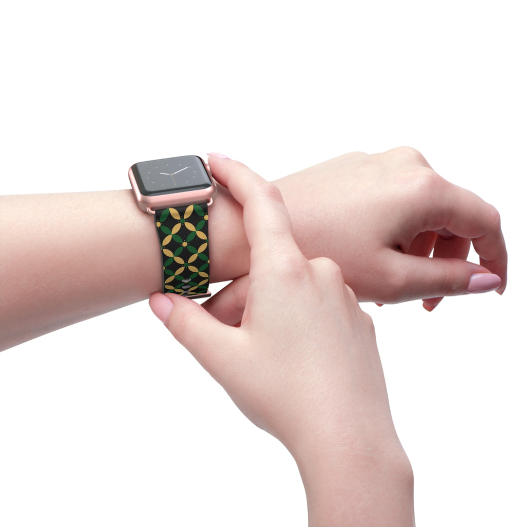 Couture & Vie Apple Watch Strap - Forest Emerald