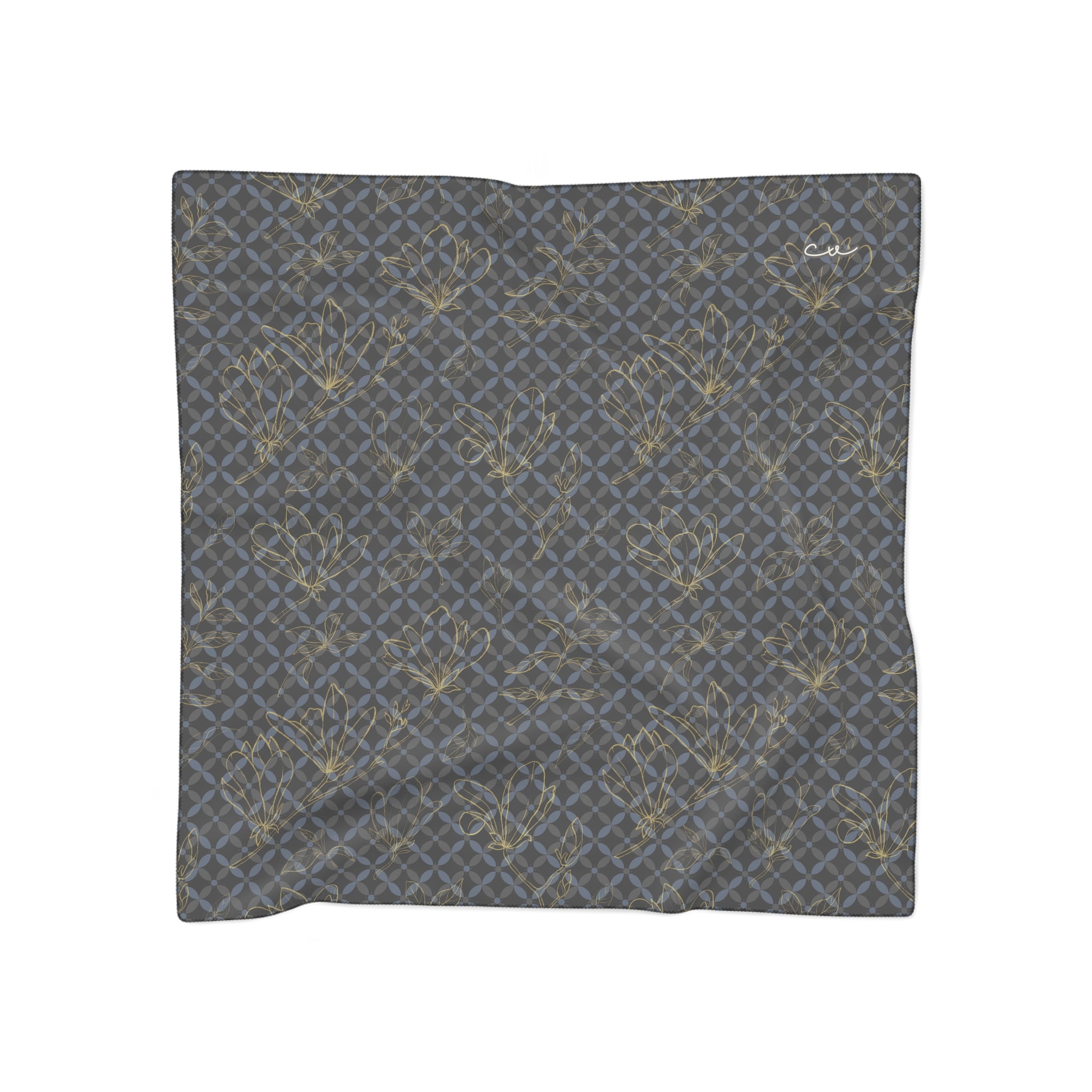 Couture & Vie Chiffon Scarf - Starlight Lattice