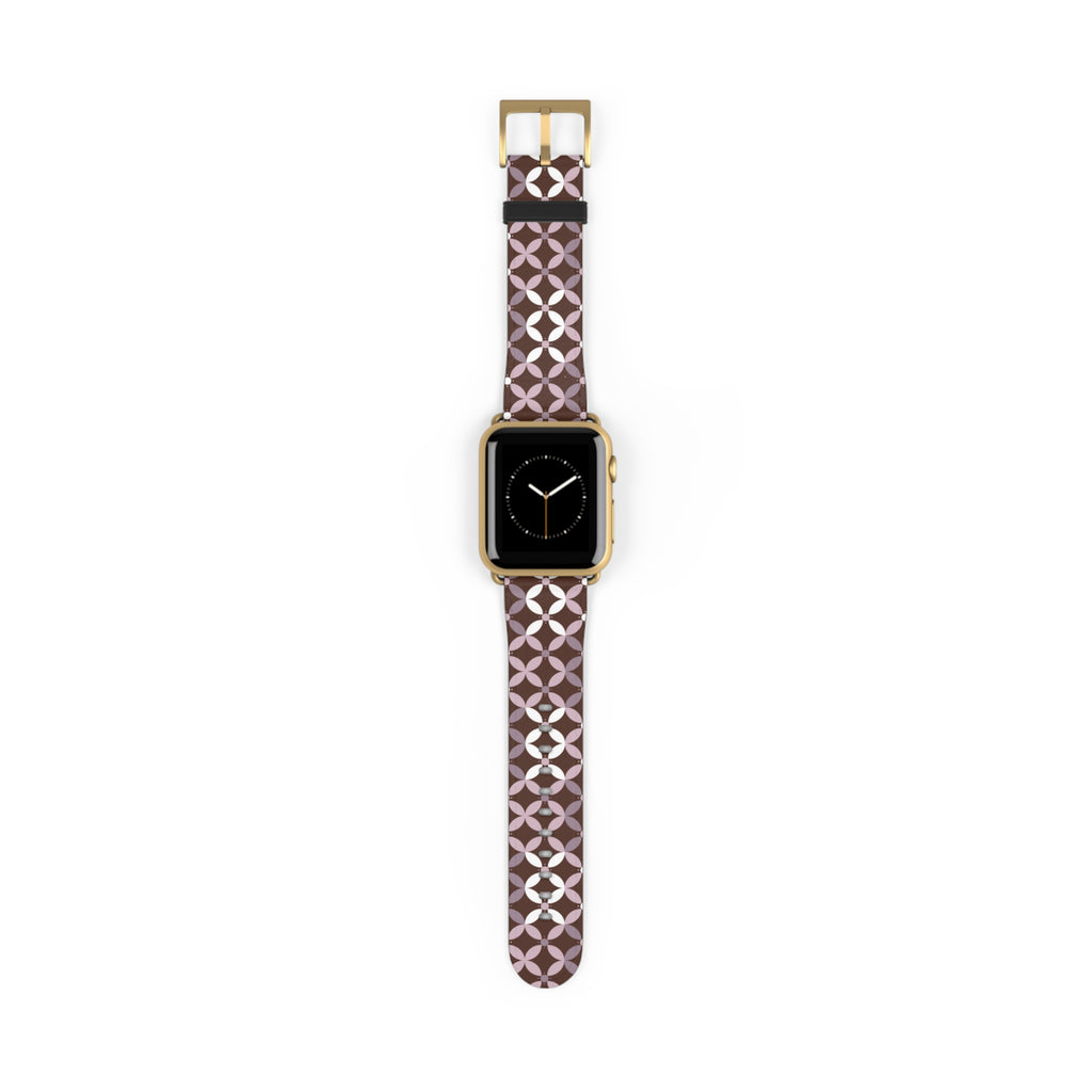 Couture & Vie Apple Watch Strap – Bordeaux Ruby