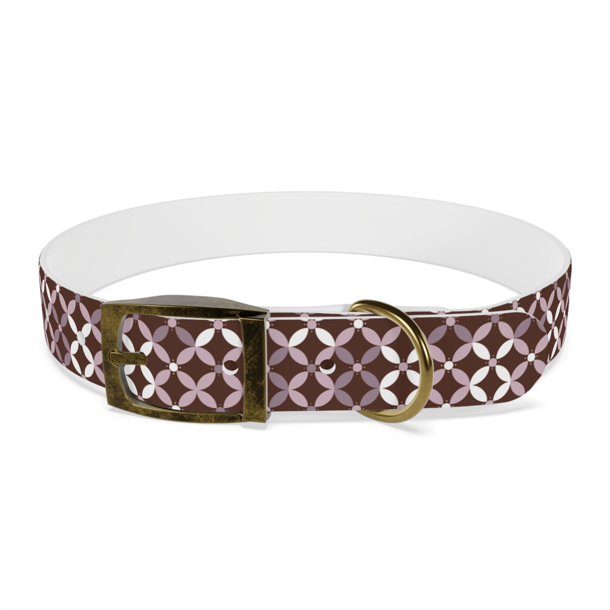 Couture & Vie Dog Collar - Bordeaux Ruby