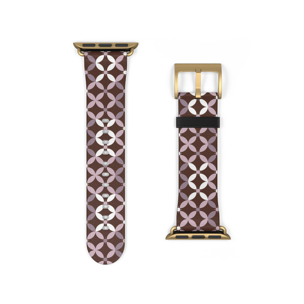 Couture & Vie Apple Watch Strap – Bordeaux Ruby