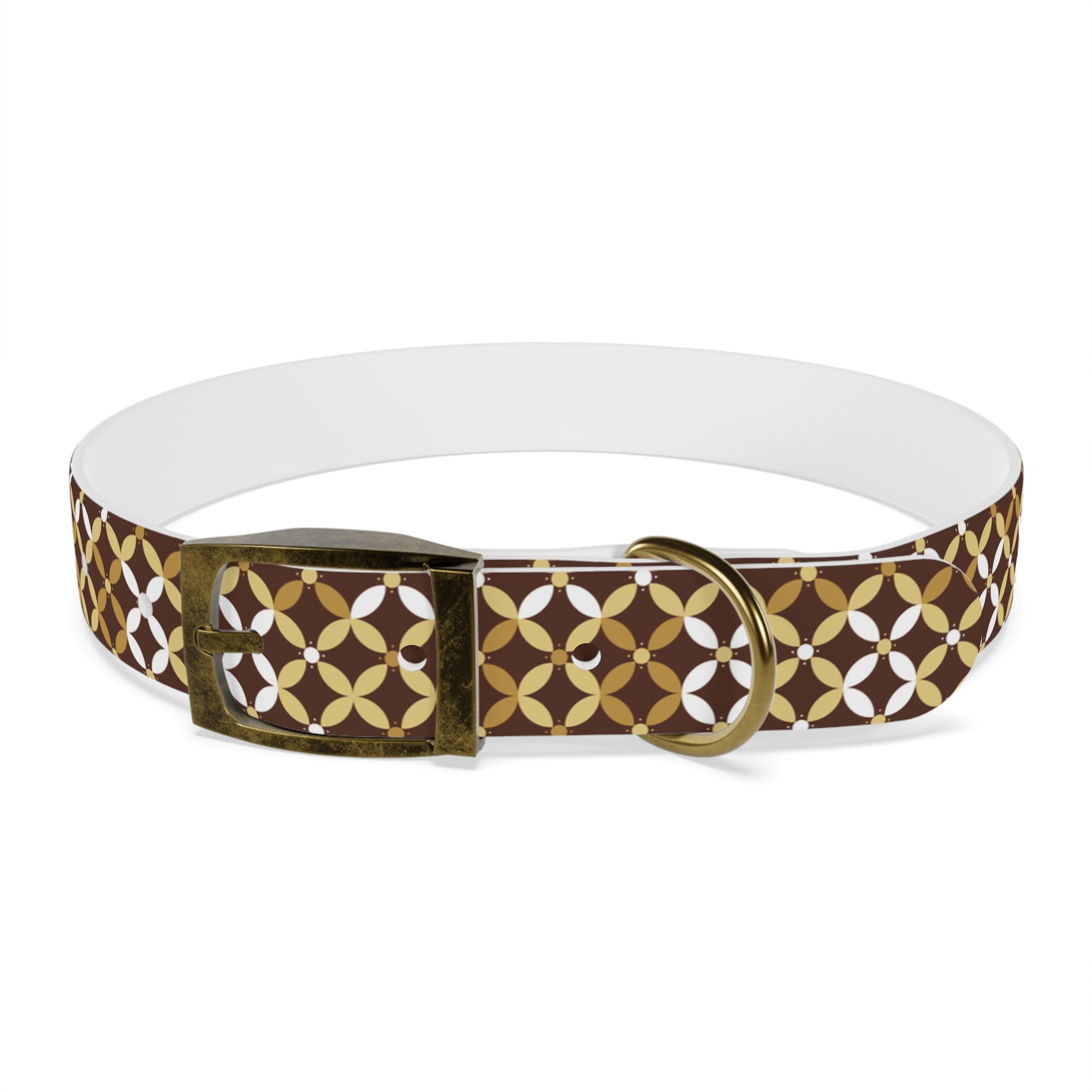 Couture & Vie Dog Collar - Gold Rune