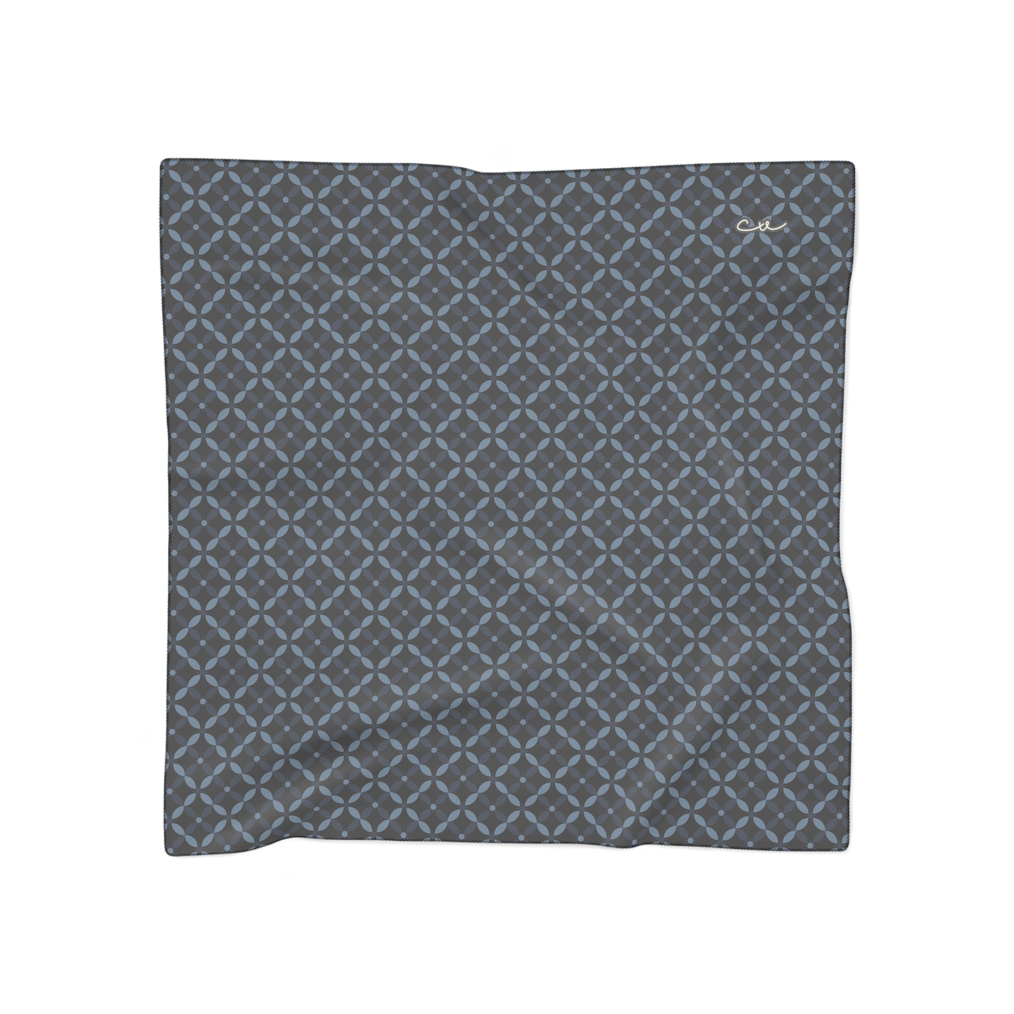 Couture & Vie Chiffon Scarf - Sapphire Night