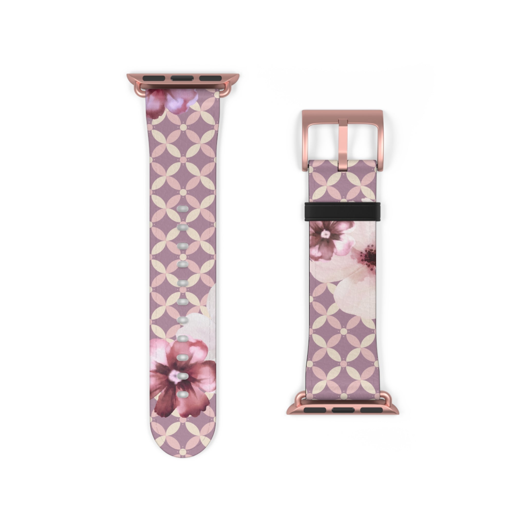 Couture & Vie Apple Watch Strap – Cerise Fleur