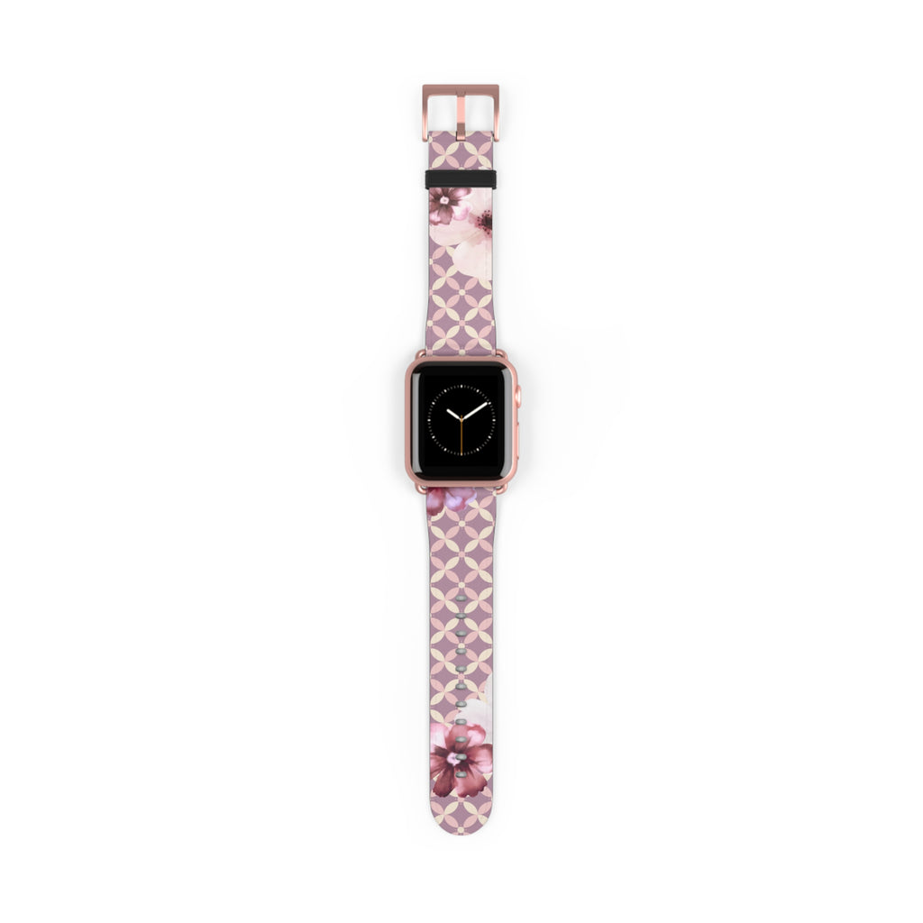Couture & Vie Apple Watch Strap – Cerise Fleur