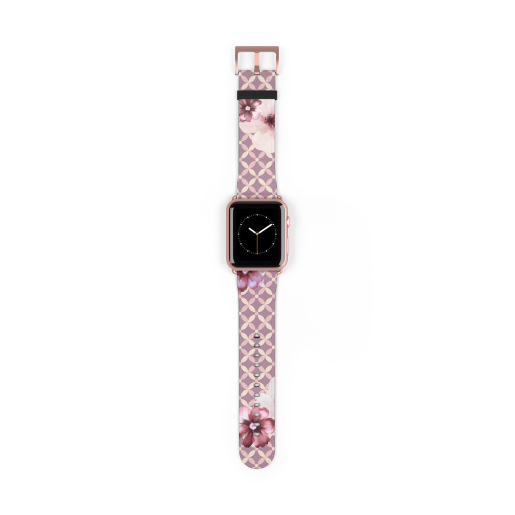 Couture & Vie Apple Watch Strap – Cerise Fleur