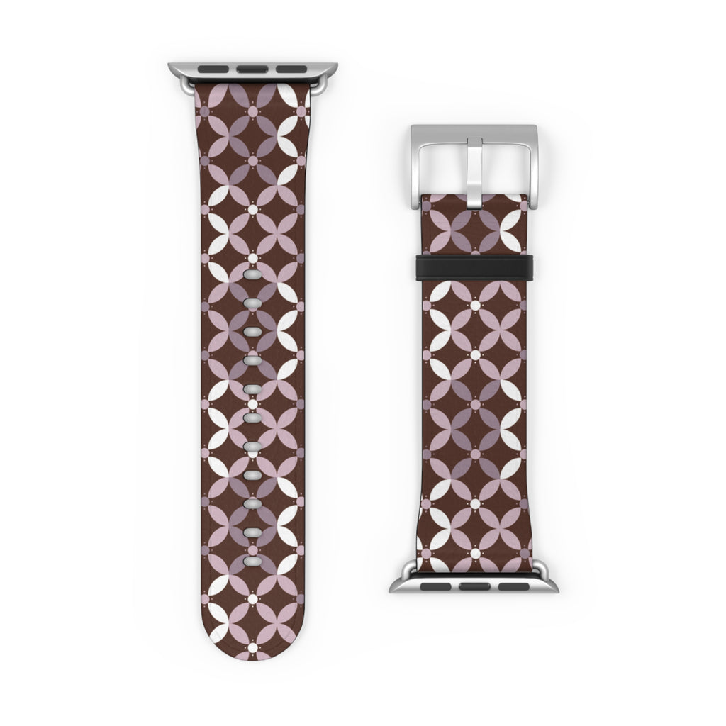 Couture & Vie Apple Watch Strap – Bordeaux Ruby