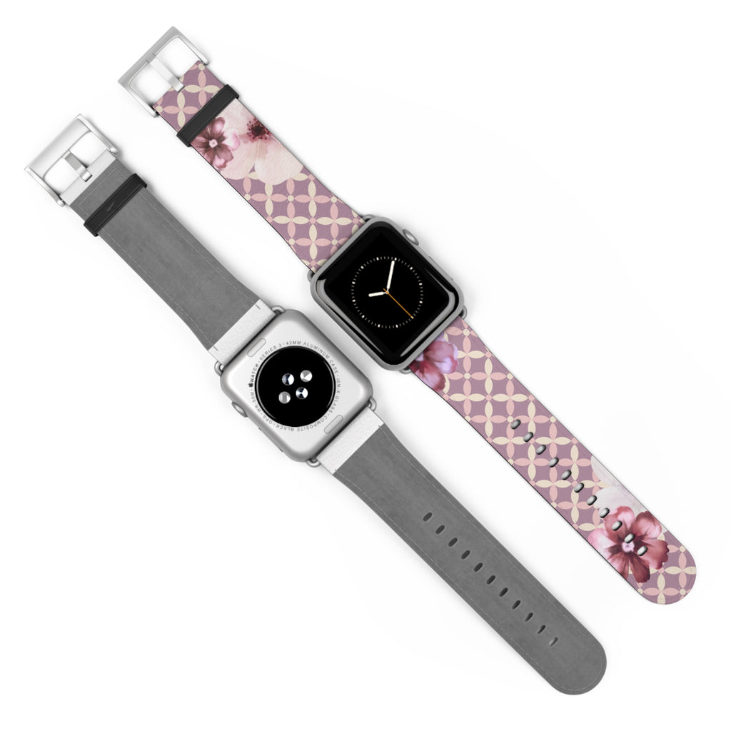 Couture & Vie Apple Watch Strap – Cerise Fleur
