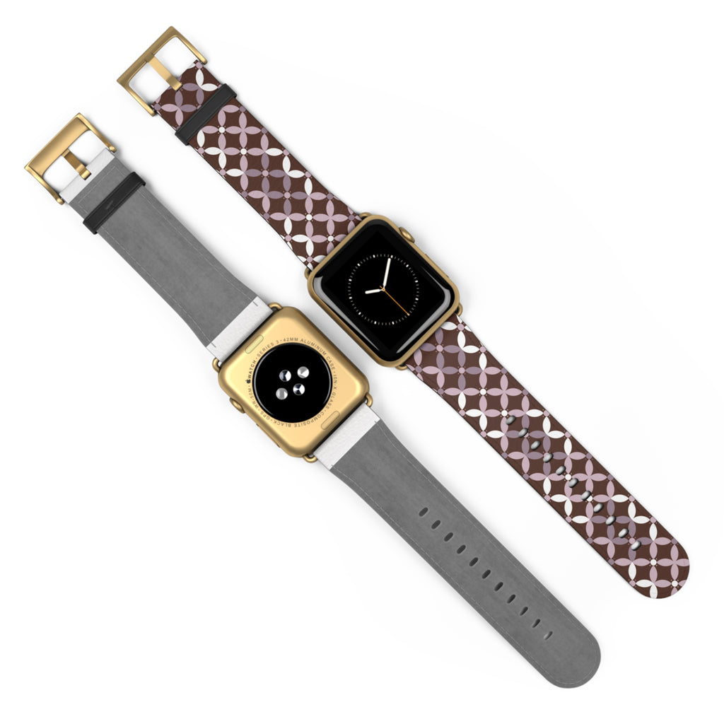 Couture & Vie Apple Watch Strap – Bordeaux Ruby