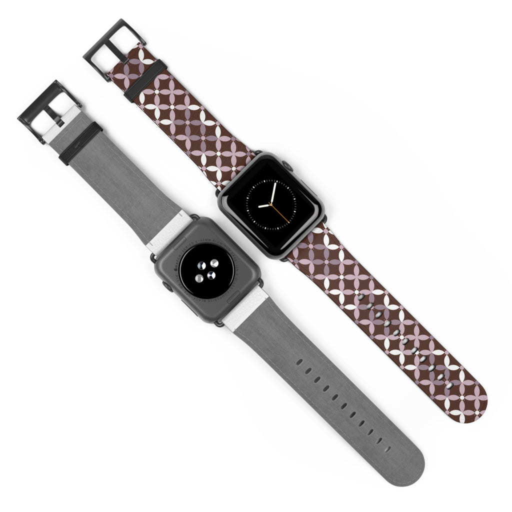 Couture & Vie Apple Watch Strap – Bordeaux Ruby