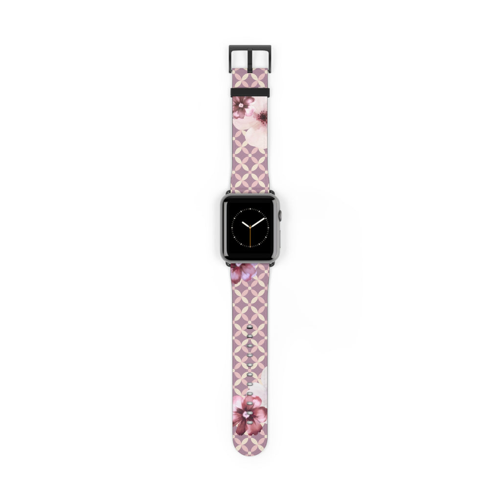 Couture & Vie Apple Watch Strap – Cerise Fleur