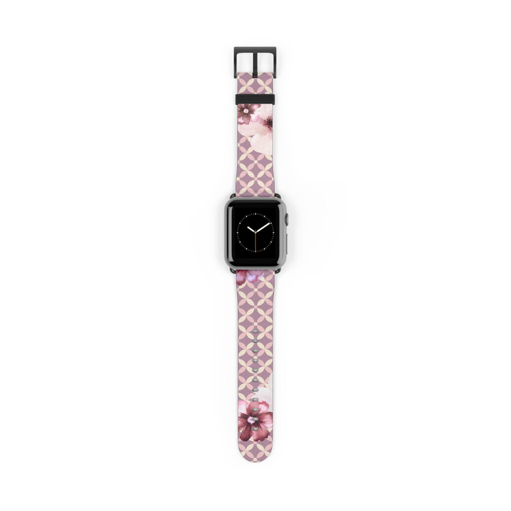 Couture & Vie Apple Watch Strap – Cerise Fleur