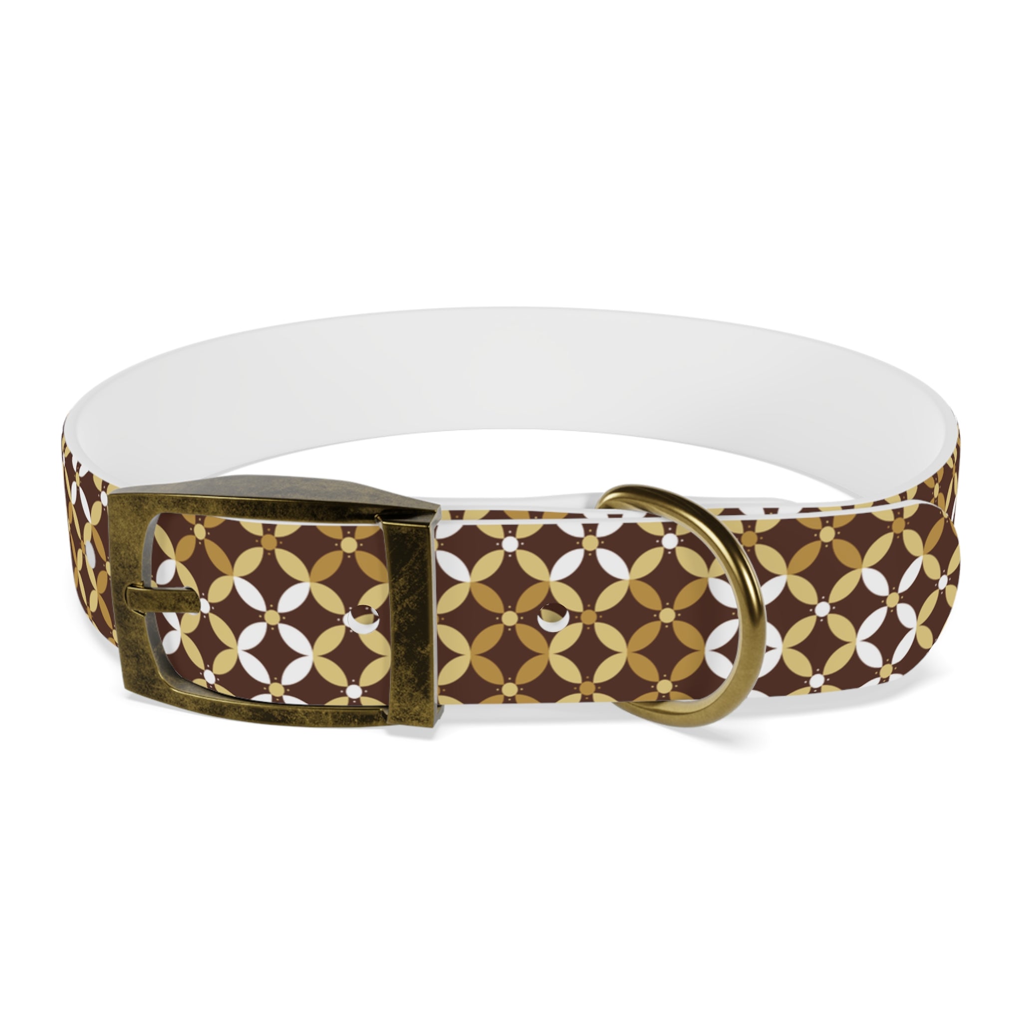 Couture & Vie Dog Collar - Gold Rune