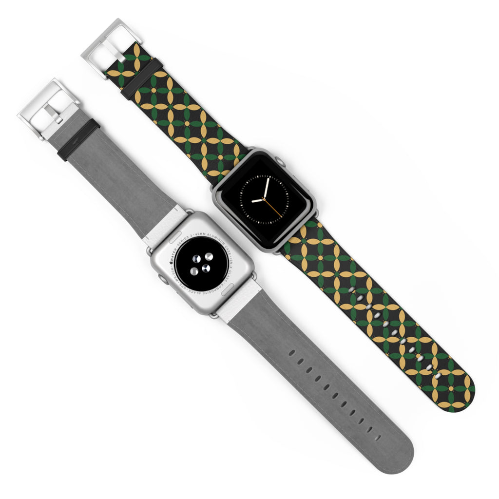 Couture & Vie Apple Watch Strap - Forest Emerald