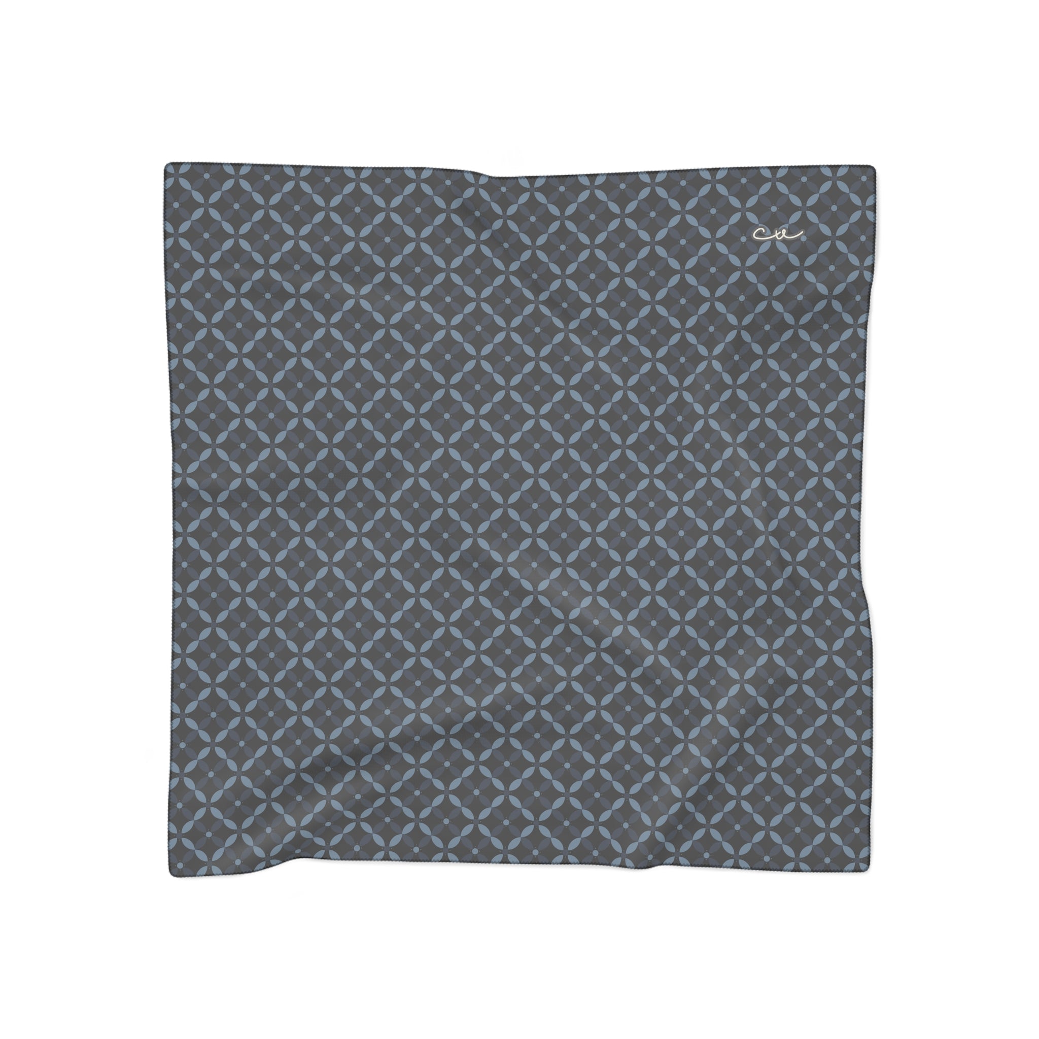 Couture & Vie Chiffon Scarf - Sapphire Night