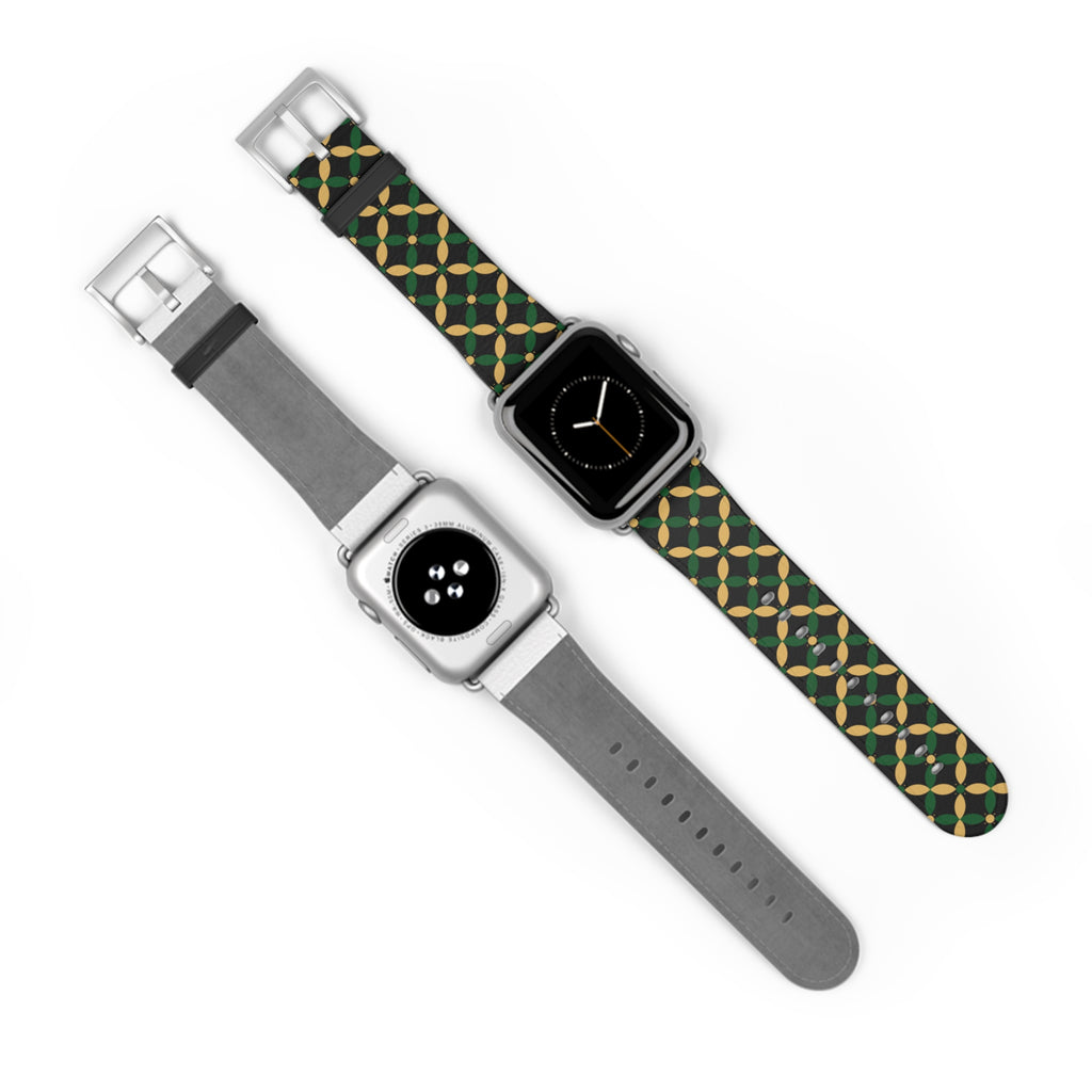 Couture & Vie Apple Watch Strap - Forest Emerald