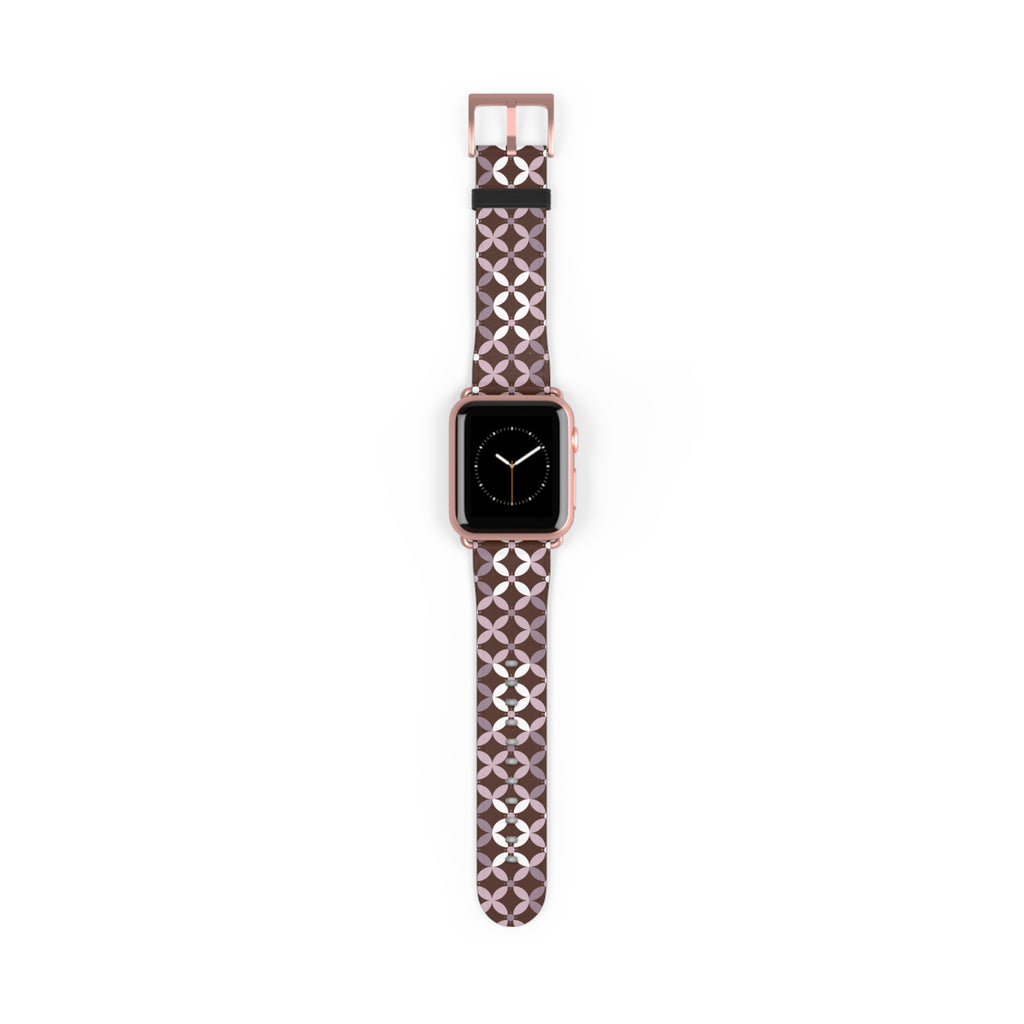 Couture & Vie Apple Watch Strap – Bordeaux Ruby