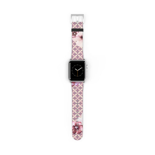 Couture & Vie Apple Watch Strap – Cerise Fleur