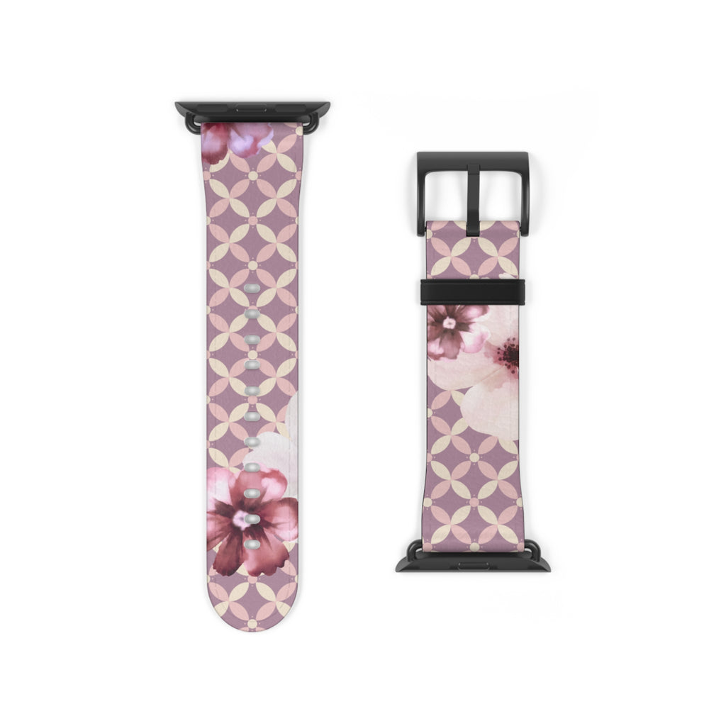 Couture & Vie Apple Watch Strap – Cerise Fleur