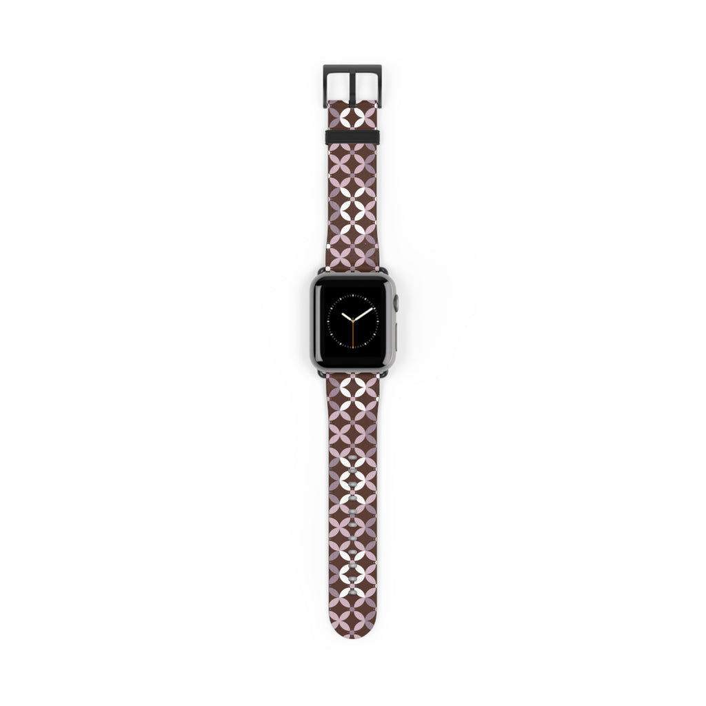 Couture & Vie Apple Watch Strap – Bordeaux Ruby