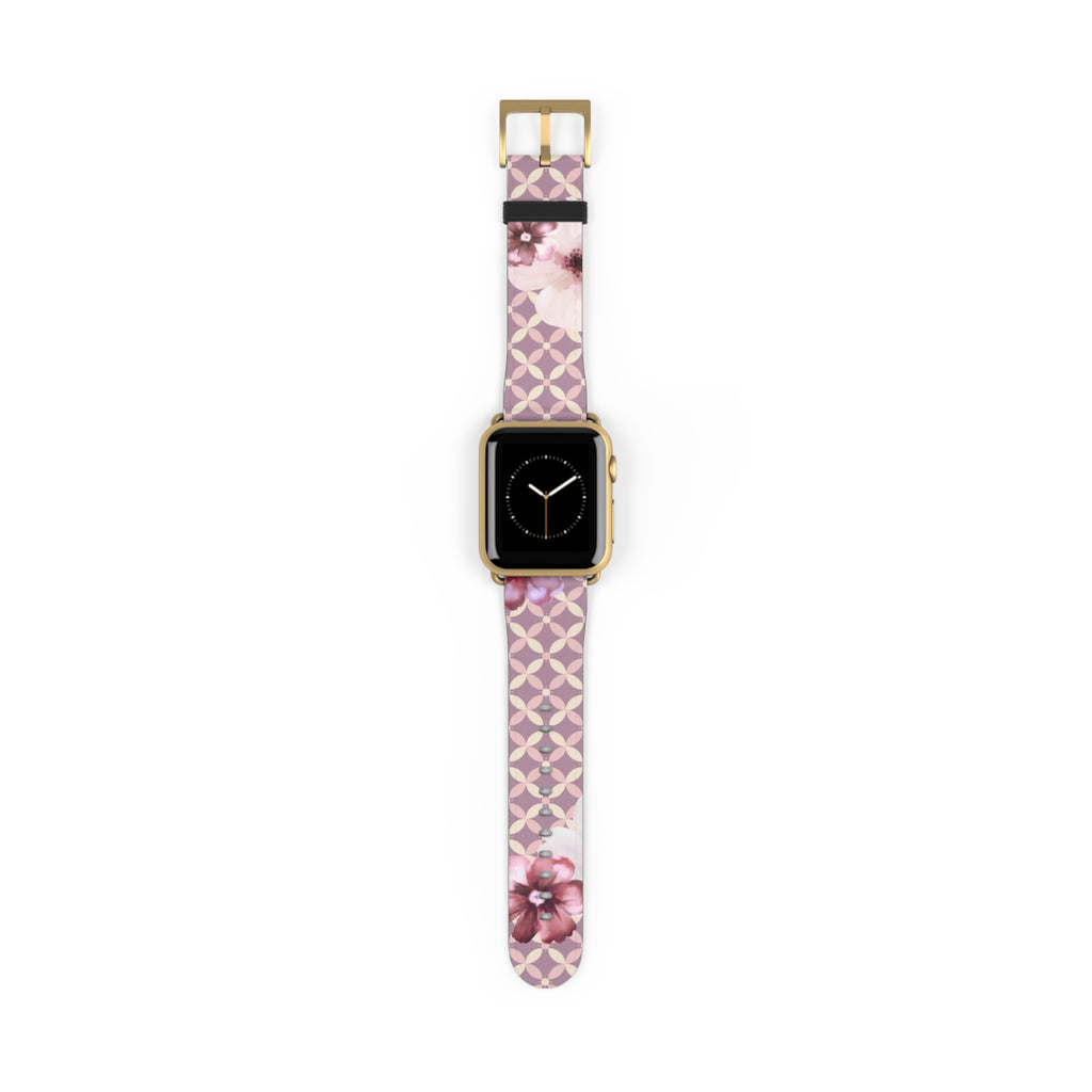 Couture & Vie Apple Watch Strap – Cerise Fleur