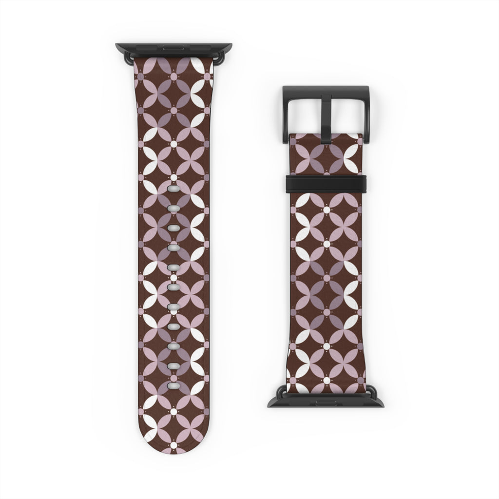 Couture & Vie Apple Watch Strap – Bordeaux Ruby