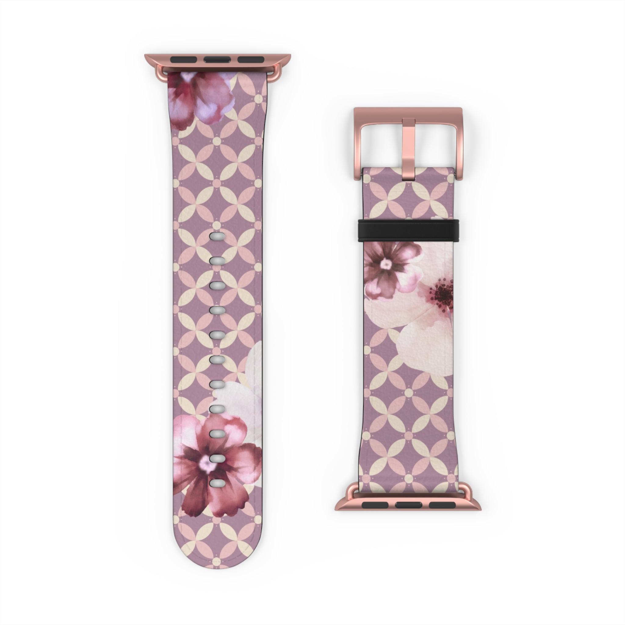 Couture & Vie Apple Watch Strap – Cerise Fleur