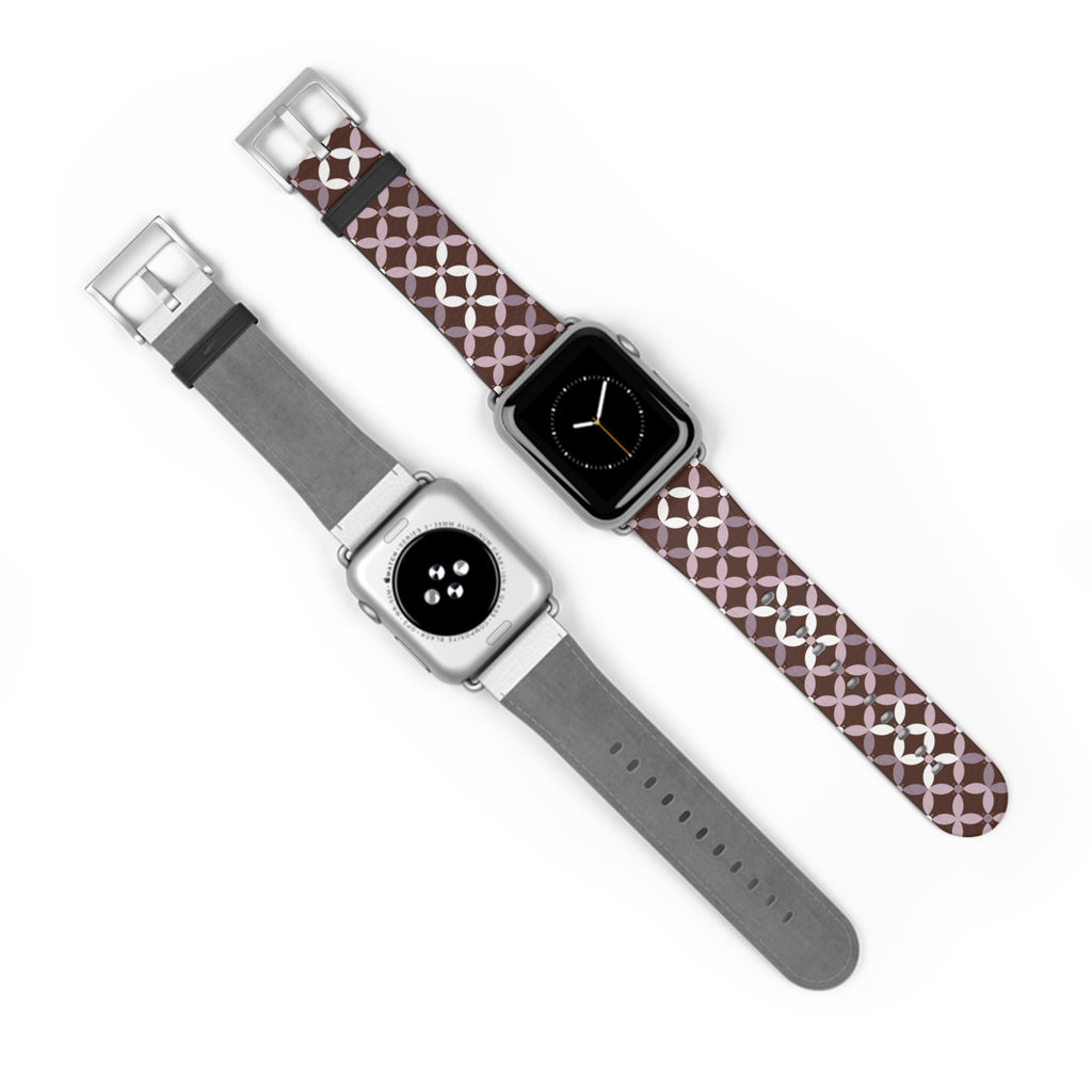 Couture & Vie Apple Watch Strap – Bordeaux Ruby