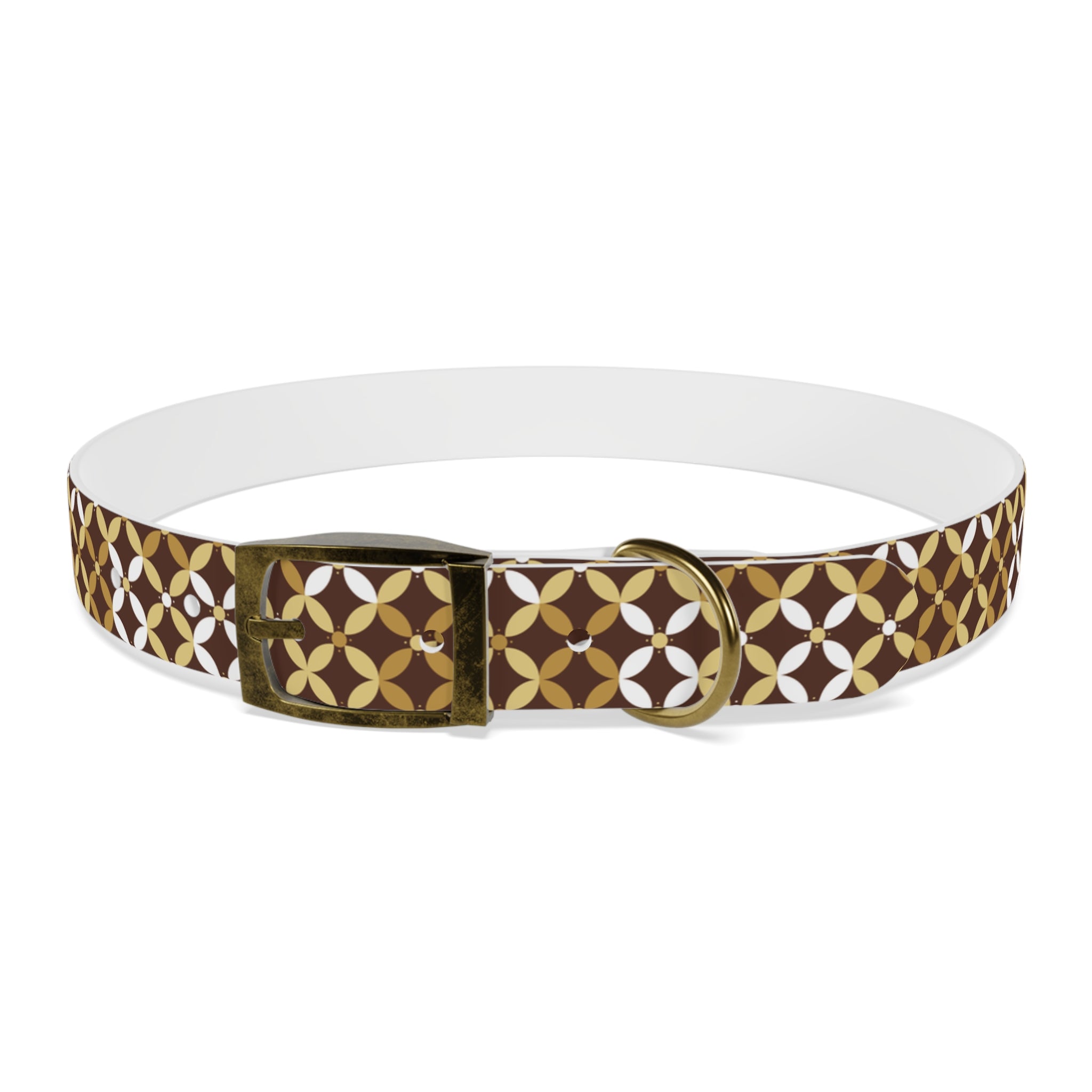 Couture & Vie Dog Collar - Gold Rune