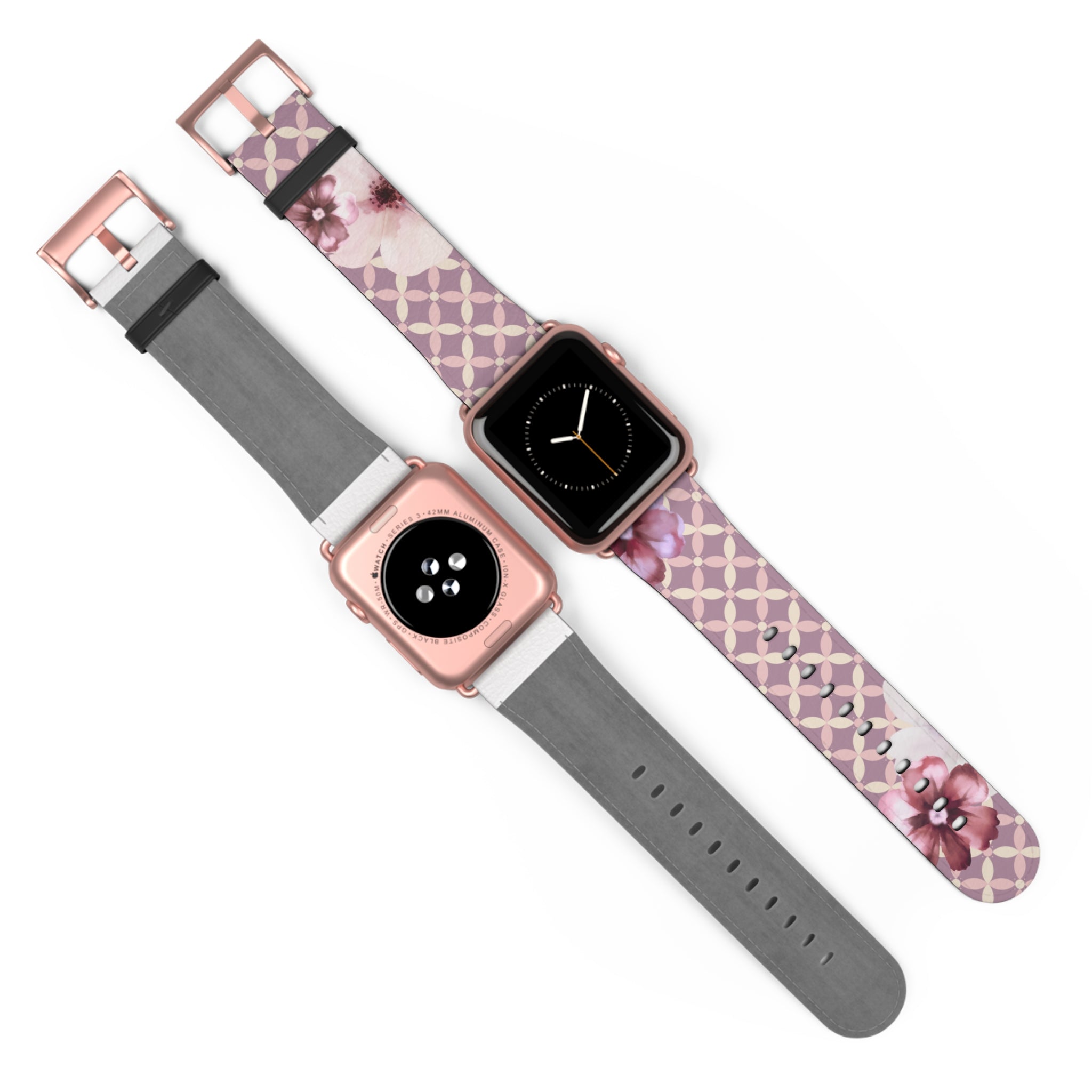 Couture & Vie Apple Watch Strap – Cerise Fleur